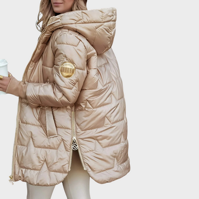 Norvusa – Cappotto invernale elegante con cappuccio