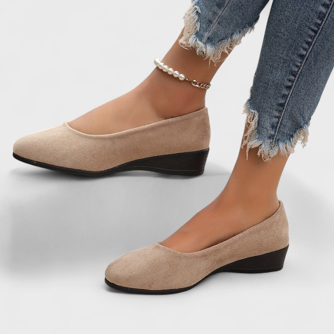 Éliane – Ballerine comode con tacco rialzato