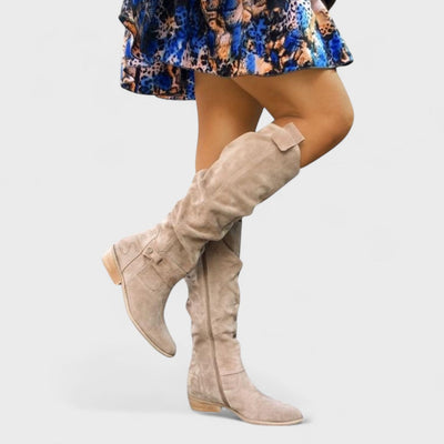 Lina – Stivali in camoscio comodi