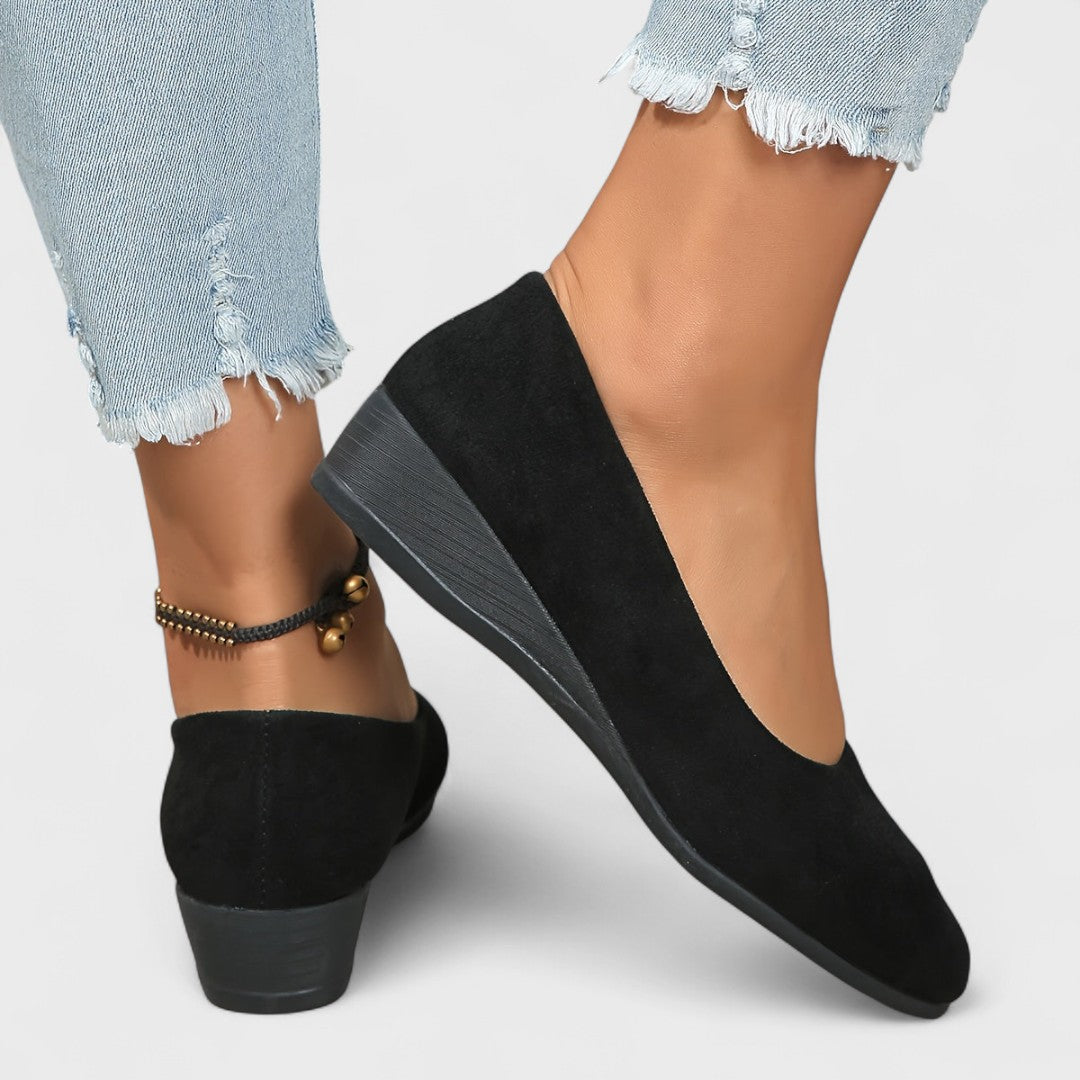 Éliane – Ballerine comode con tacco rialzato